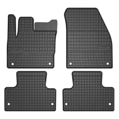 Bild av FROGUM 547457 Ensemble de tapis sol Caoutchouc avant et arrière 4 noir Sur mesure