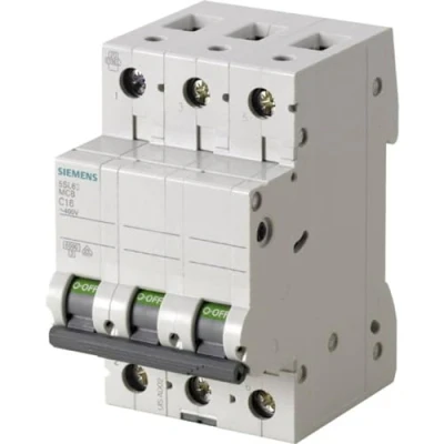 Bild av Siemens Circuit breaker 6ka 3pol c20 5sl6320 7