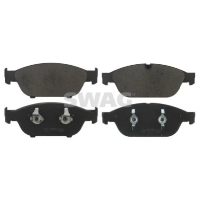 Bild av SWAG 30 91 6823 Jeu de plaquettes frein Essieu avant contact signal d&#039;usure exclu, préparé pour indicateur avec clip piston