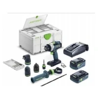 Bild av Festool QUADRIVE TPC 18/4 5,0/4,0 I Set/XL Slagskruvdragare med batteri och laddare