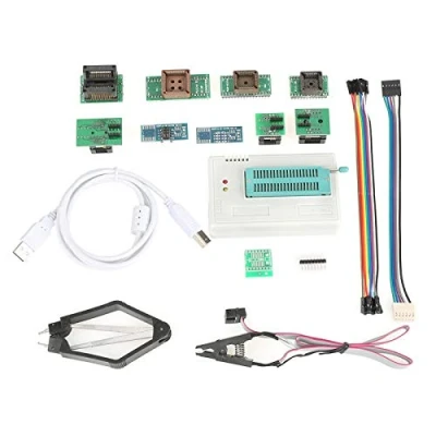 Bild av TL866II Plus universell USB programmerare, Flash programmerare med 10 adapter och SOP8 klipp, för EEPROM 8051 AVR MCU GAL PIC