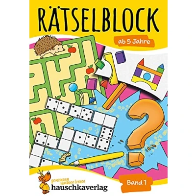 Bild av Ratseln, knobeln, logisches denken t630 ratselblock ab 5 jahre, band 1: Kunterbunter Rätselspaß: Labyrinthe, Fehler finden, Suchbilder, Sudokus u.v.m.