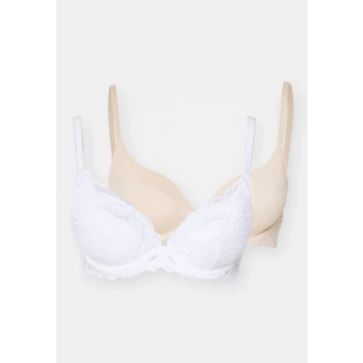 Bild av Dorina Angie 2 PACK Push upbh, Storlek: 70C, White/beige