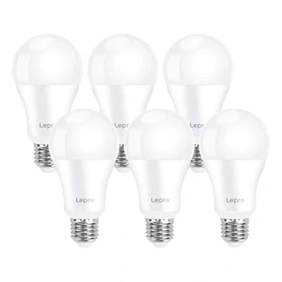 Bild av Lepro E27 skruvglödlampor, motsvarar 100 W, kall vit 6 500 K, 13,5 1521 lm, dagsljusvit, E27, LED glödlampor, superljus ES Edison glödlampa, GLS energisparande glödlampor för lampor, icke dimbar, paket med st