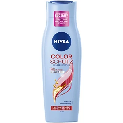 Bild av NIVEA Färgskydd milt schampo (250 ml), vårdande med färgvårdande komplex, hårschampo för friskt, färgat hår