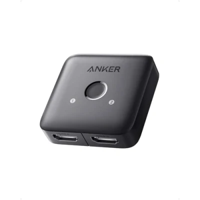Bild av Anker HDMI Switch, 4K 60Hz Bi Directional Adapter with 2 in 1 Output, Stylish Design, Supports HDR, 3D, Dolby, Compatible Laptops, PC, Xbox Series, PS5/PS4, Projector, Beamer