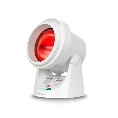 Bild av medisana IR 850 infraröd värmelampa 300 Watt, lampa för att förbättra välbefinnandet, värmestrålare slappna av i musklerna med timerfunktion och UV ljusskydd