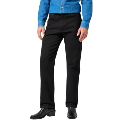 Bild av Wrangler herrjeans 13Mwz, original regular bootcut fit, raka ben, Skugga svart, 50W x 32L