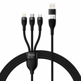 Bild av Baseus USB / C för Lightning, och Micro Svart