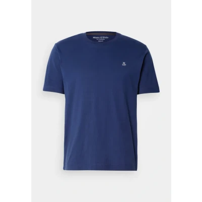 Bild av Marc O&#039;Polo Short Sleeve LOGO Print Tshirt bas, Storlek: Small, Iris ink