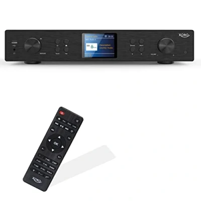 Bild av XORO HFT 440 Internetradio med DAB och FM mottagning för att utöka ett HiFi system, 2,4 GHz WLAN, Bluetooth, SpotifyConnect, musikströmning via UPnP