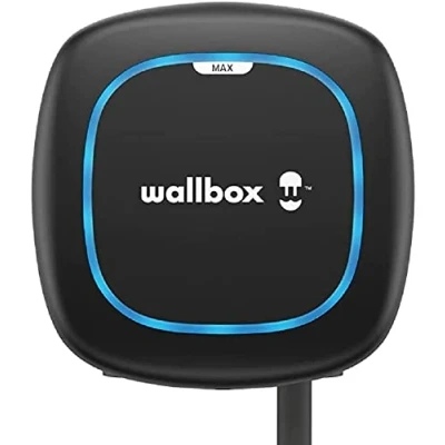 Bild av Wallbox Pulsar Max, laddare för elfordon (7,4 kW, typ 2, Wi Fi, Bluetooth, OCPP, inomhus/utomhus, 5 m, enkel installation), svart