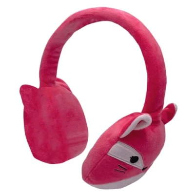 Bild av WONDEE SQUISHMALLOWS Officiella mjuka och fluffiga plyschbarnhörlurar originella presenter till flickor pojkar, trådlösa Bluetooth hörlurar för barn öron