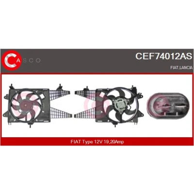 Bild av CASCO CEF74012AS Elmotor, kylarfläkt