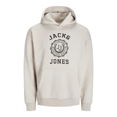 Bild av JACK &amp; JONES Jjvicto Sweat Hood Huvtröja för män, Moonbeam, L