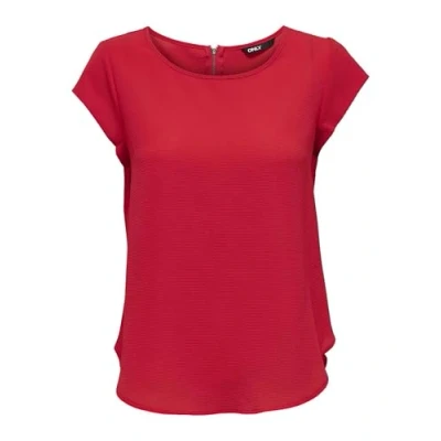 Bild av ONLY Onlvic Solid Blus, Storlek: 34, High risk red