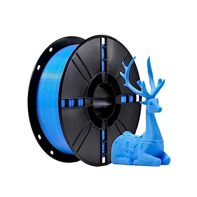 Bild av iBOSS PLA+ Filament 1.75mm, PLA Plus 3D skrivarfilament, Dimensionell Noggrannhet +/ 0.02mm, 1KG Spole,3D tryckmaterial för skrivare, ljusblå