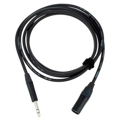 Bild av Cordial CPM2,5MV XLR Adapterkabel [1x stik 1x Jackstik 6,3 mm] 2.50 m Sort