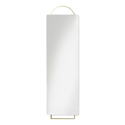 Bild av Ferm Living Adorn Mirror Full Size Spegel Brass W: 45 x H: 159 D: 3 cm