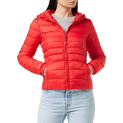 Bild av ONLY Onltahoe HOOD OTW NOOS Vinterjacka, Storlek: Large, Red