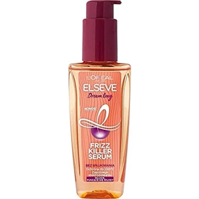 Bild av L&#039;Oréal Paris Elseve Dream Long Frizz Killer serum utan sköljning, skyddar och förhindrar burkar, 100 ml