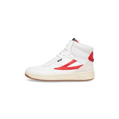 Bild av Fila Sevaro MID Höga sneakers, Storlek: 36, White/fila red Skinn/syntet