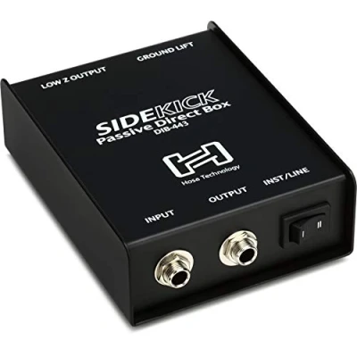 Bild av Hosa DIB 443 1/4&quot; TS till XLR3M Sidekick Passiv DI Box