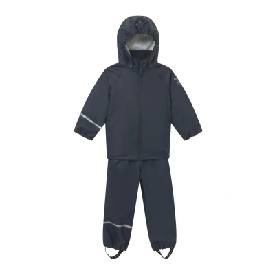 Bild av Celavi Rainwear SET Recycle Regnjacka för barn, Storlek: 110, Dark navy