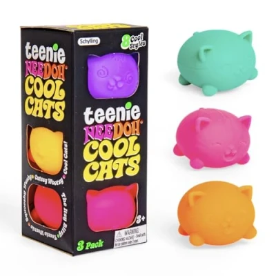 Bild av NeeDoh Teenie Cool Cats 3 Pack assorted