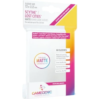 Bild av GAMEGEN!C GGS10058ML Matte Scythe/Lost Cities Sleeves 72x112mm (60), Clear
