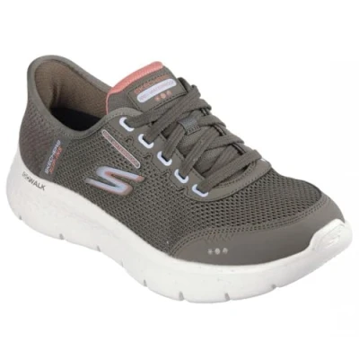 Bild av Skechers Dam Go Walk Flex Sneaker, Oliv, 38 EU