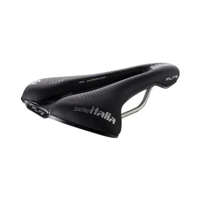 Bild av SELLE ITALIA Siodło MAX FLITE BOOST GEL SUPERFLOW L (id matchning L3) TI 316 Rör 7, fibra tek, sort (NEW)