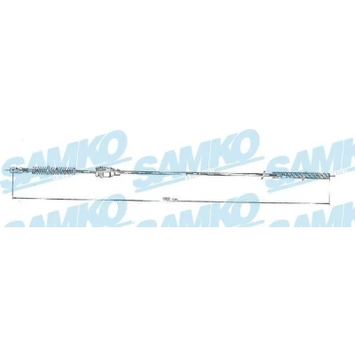 Bild av LPR C0548B Câble De Frein 1080 à tambour OPEL: Corsa B 3/5 portes