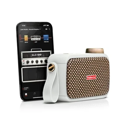 Bild av Positive Grid Spark GO 5 W ultraportabel smart gitarrförstärkare, hörlursförstärkare och Bluetooth högtalare med app för elgitarr, akustisk eller bas pärla
