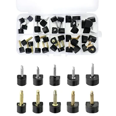Bild av QWORK 20 par ersättning högklackade tips, U form, 8, 9, 10, 11, 12 mm