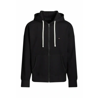 Bild av Tommy Hilfiger herr ESSENTIAL FLEECE ZIP genom MW0MW37234, blixtlås tröja, svart, S, svart (svart), S