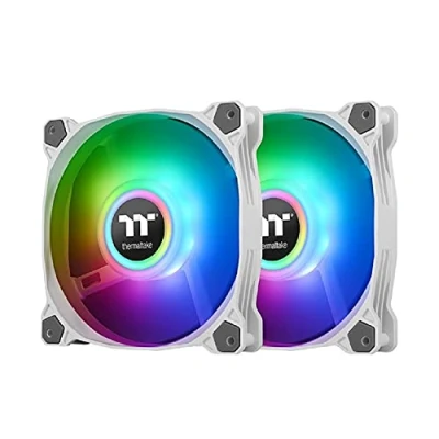 Bild av Thermaltake Pure Duo 12 ARGB Sync Radiator Fan Chassi fläkt 120mm Vit