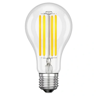 Bild av ledscom.de E27 LED lampa, A70, varmvit (2700 K), 12,5 W, 1600lm, LED, glödlampa, glödtråd, 1500lm, E27, 100W, 120W, 150W, 2700K, glas,