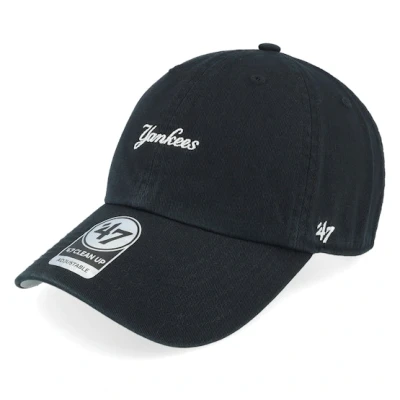 Bild av &#039;47 MLB NEW YORK Yankees BASE Runner Script Clean UP Unisex Keps, Storlek: One Size, Black