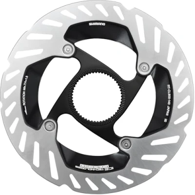 Bild av SHIMANO Rtcl900sim, RT CL900 Ice Tech Freeza rotor med intern låsring och magnet, 160 mm Unisex, Silver, Centre Lock