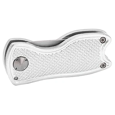 Bild av Golf Green Fork, Rostfritt Stål Fork Metal Vikbar Divot Putting Repair Tool(Silver)