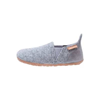 Bild av Bisgaard Sailor HOME SHOE Tofflor &amp; inneskor för barn, Storlek: 34, Grey Skinn och textil