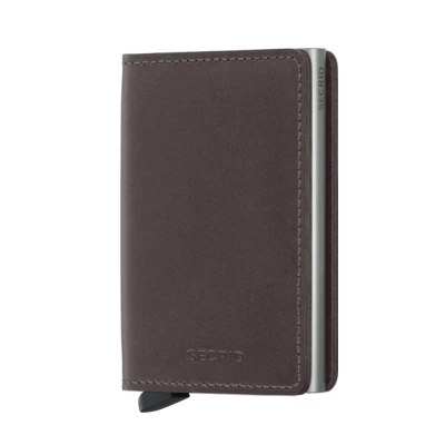 Bild av Secrid Slimwallet Original Dark Brown Gratis gravyr