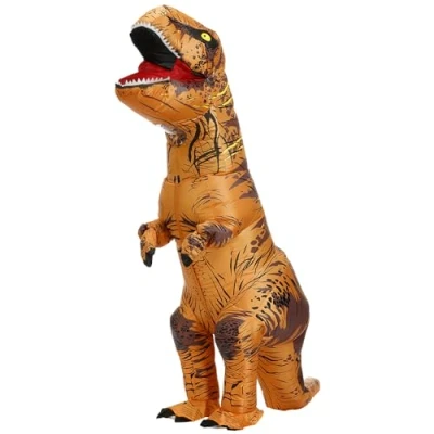 Bild av JASHKE Dinosaur Uppblåsbar Dräkt Trex Vuxen