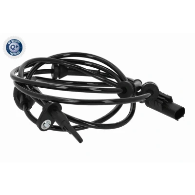 Bild av VEMO V24 72 0151 ABS Givare Bakaxel höger Q+, original equipment manufacturer quality för fordon med aktiv sensor 2 polig 1660mm 1710mm 12V