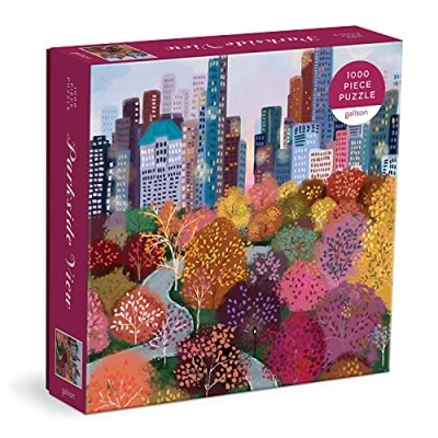 Bild av Galison 9780735371682 Parkside View Jigsaw Puzzle, Multicoloured, 1000 Pieces