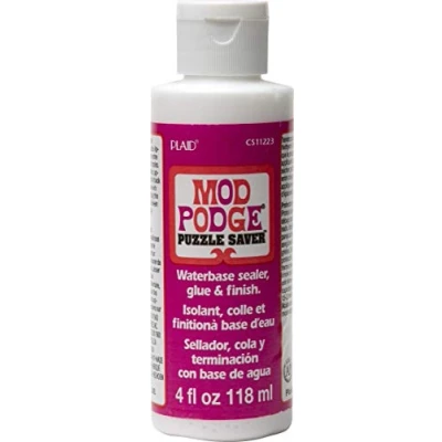 Bild av Mod Podge 4 Oz Pussel Saver, syntetiskt material, vit, 12,7 x 4,1 cm