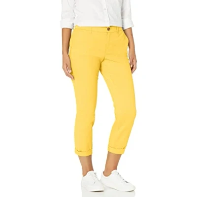 Bild av Tommy Hilfiger Hampton damchinos med avslappnad passform i standard och plusstorlek, 34