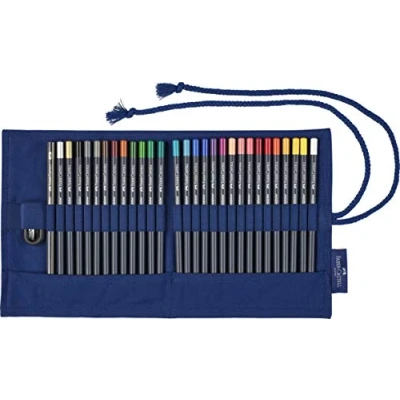 Bild av Faber Castell Creative Studio Goldfaber färgpenna, (153), flerfärgad, enkel penna, för konst, hantverk, ritning, skissning, hem, skola, universitet, färgläggning