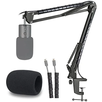 Bild av Razer Seiren X bomarm med popfilter mikrofonstativ skumvindruteskydd kompatibel streamingmikrofon från YOUSHARES